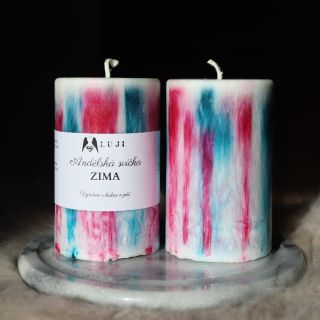 ✨ „Andělská svíčka – Zima“ ✨ V těchto chladných dnech přinášíme světlo, které objímá: ručně vyrobená svíčka z palmového...